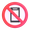 no mobile phones